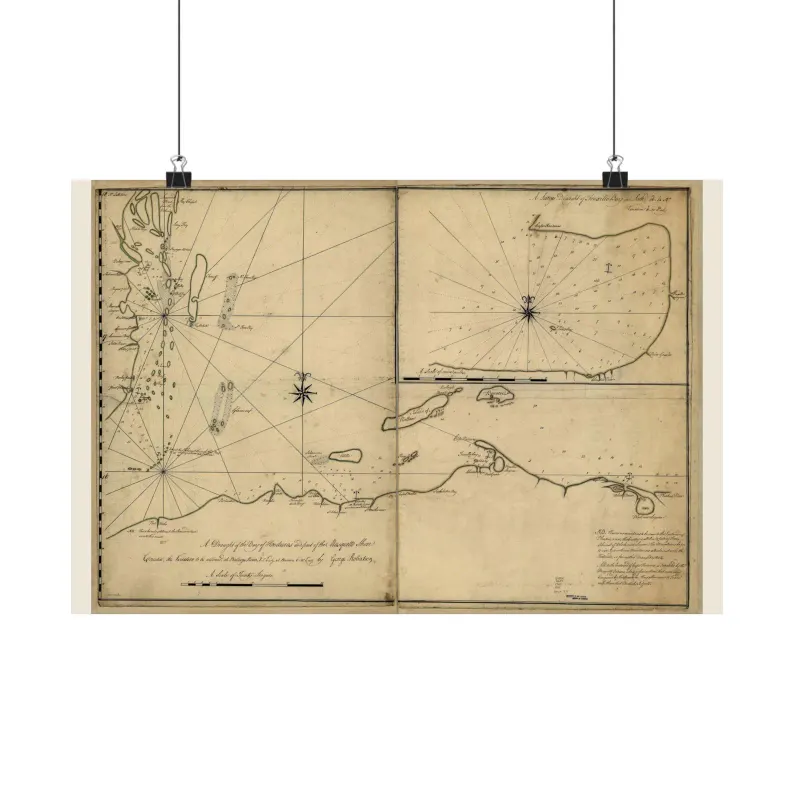 1764 Bay of Honduras Map Print