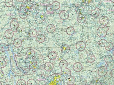 FAA St. Louis sectional chart cropped around Nashville International Airport