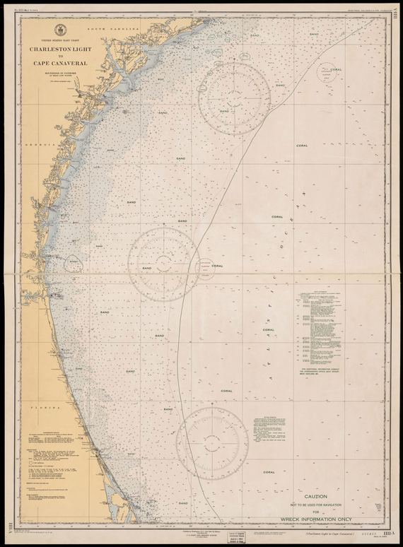 Charleston Light to Cape Canaveral 1947