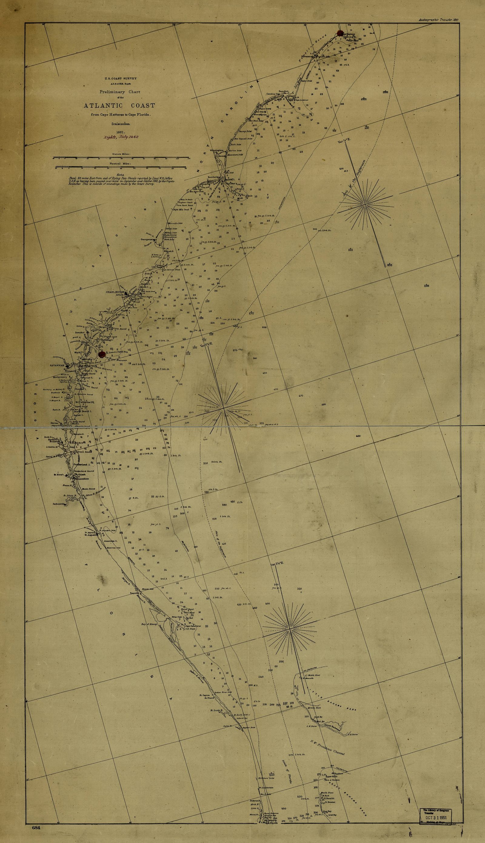 Atlantic Coast 1861