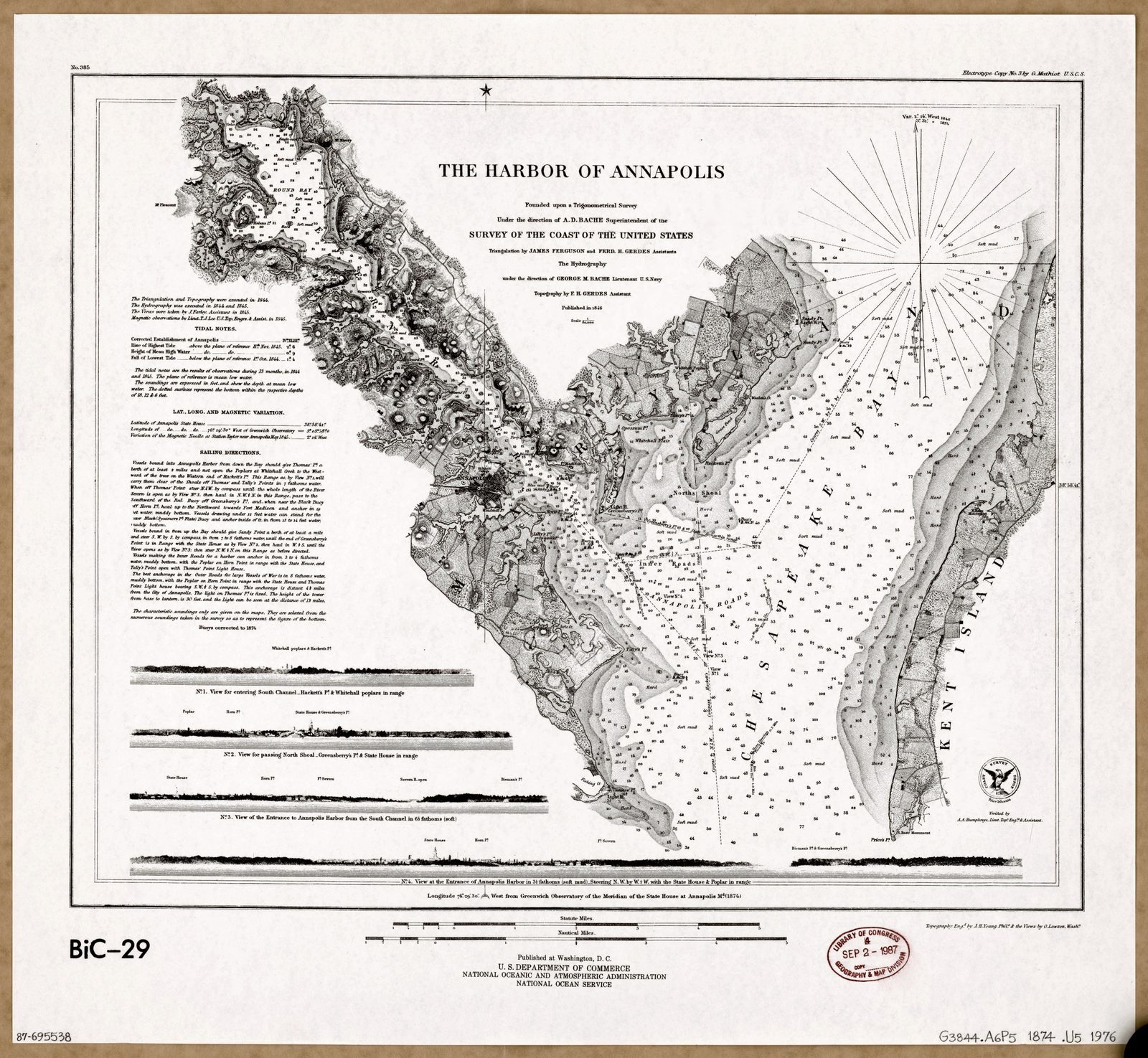 Harbor of Annapolis 1874
