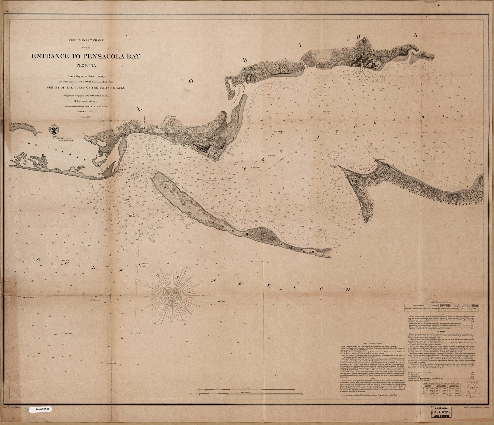 Pensacola Bay 1857