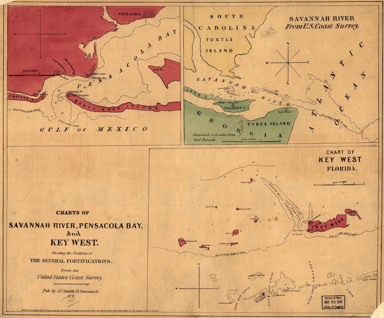 Pensacola Bay 1861