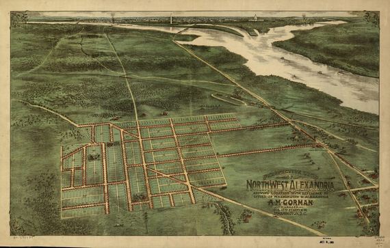 Alexandria Bird's-Eye View City