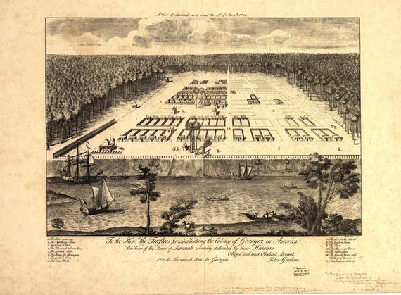 A View of Savannah As It Stood the 29th of March 1734
