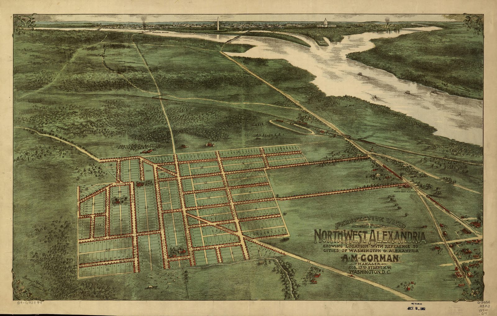 Alexandria Bird's-Eye View City