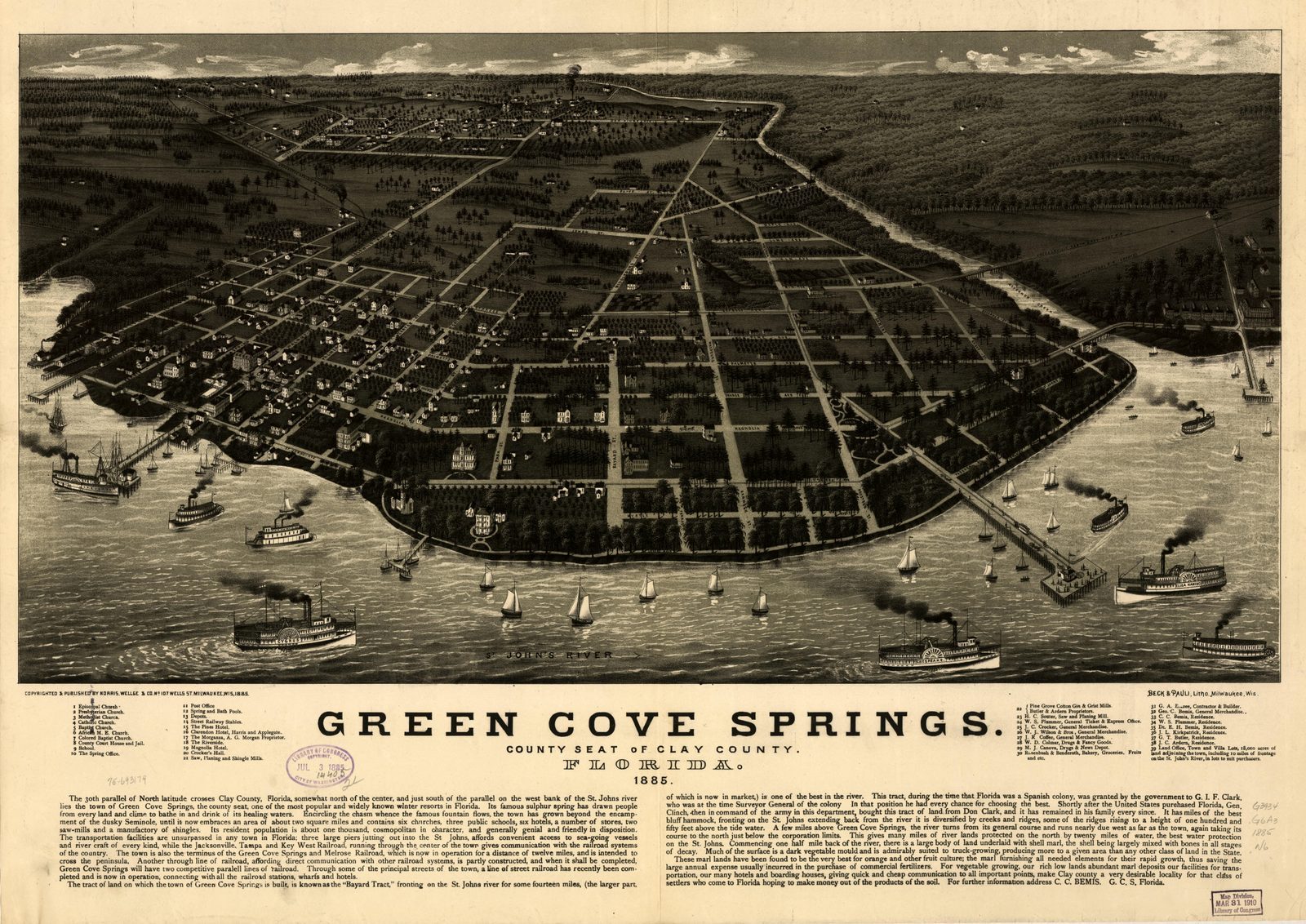 Clay County 1885