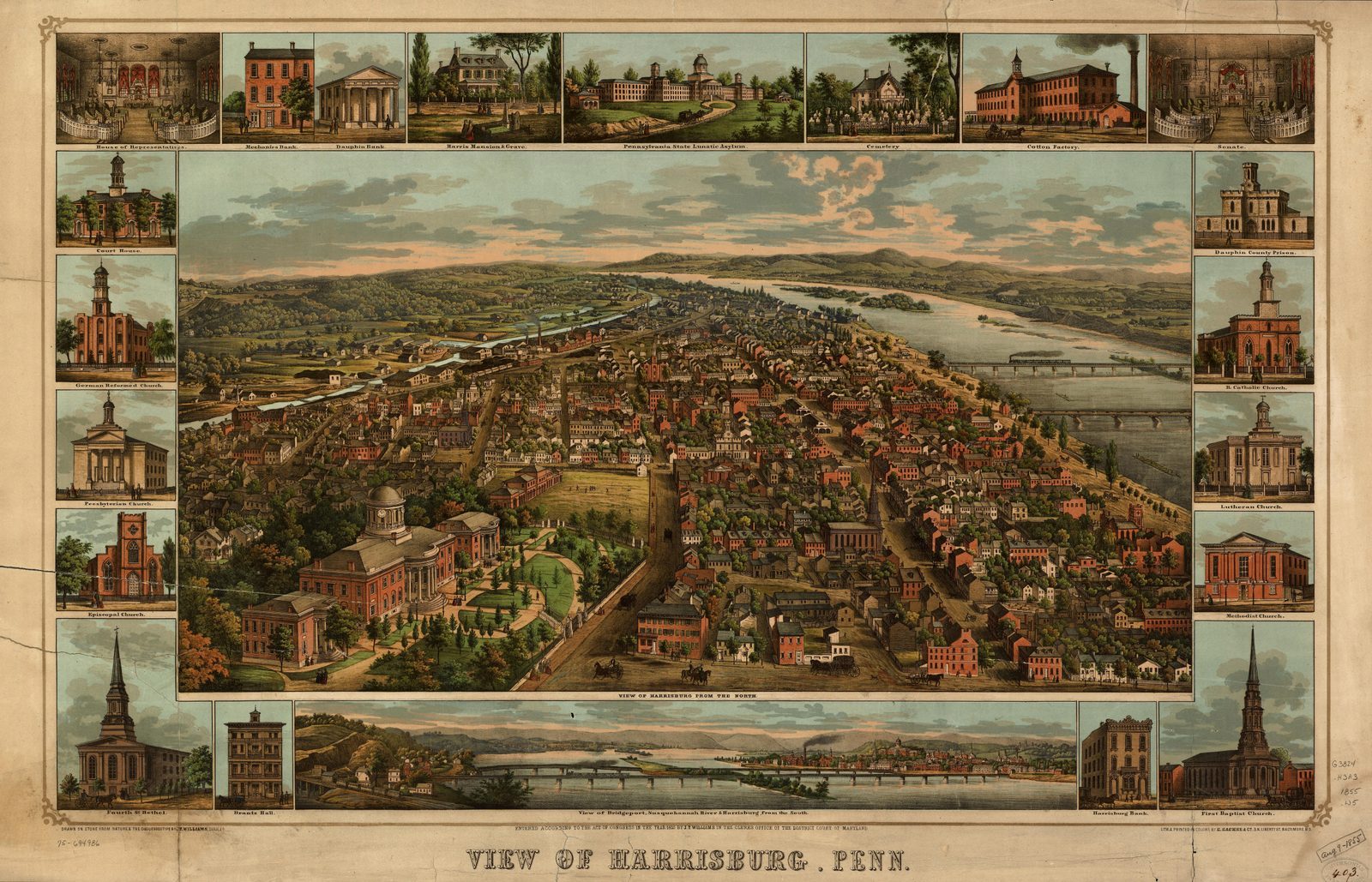 Harrisburg 1855