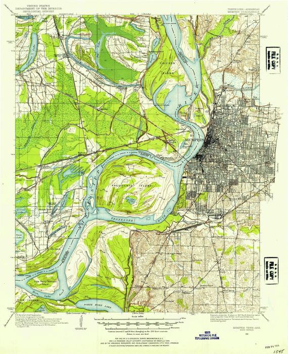 Memphis Topographic