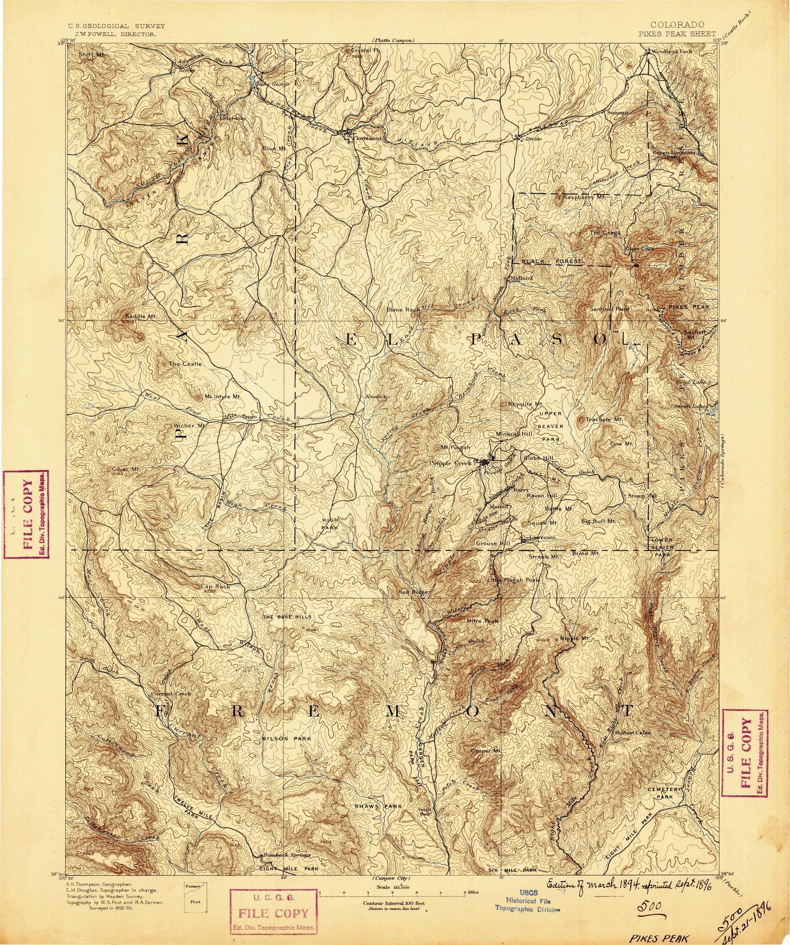 Pikes Peak 1894